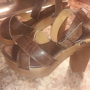 Bed Stu Madeline Leather Platform Sandal